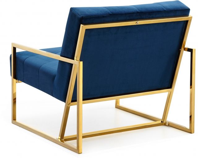 Meridian Furniture Pierre Navy Velvet Chair-1