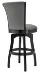 Armen Living Raleigh Gray 30" Swivel Bar Stool-2