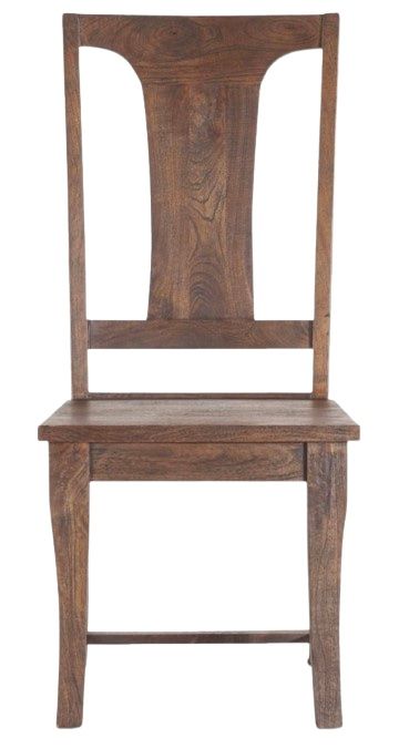 Home Trends & Design Nimes Weathered Oak/Weathered Mango Dining Chair-2