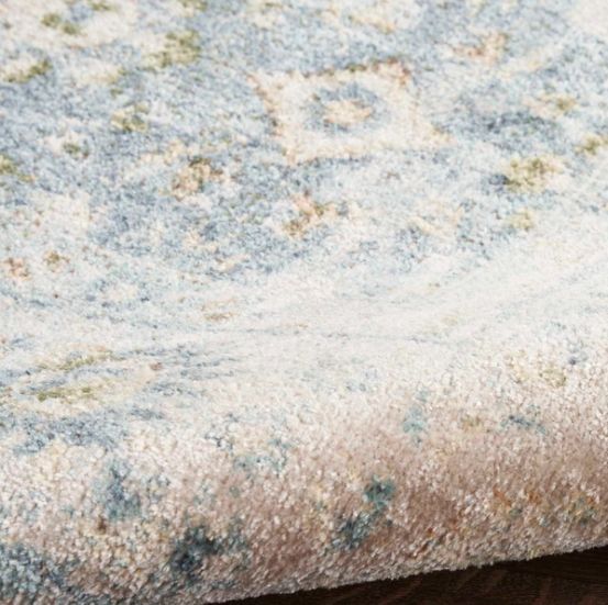 Nourison Home™ Astra Machine Washable Teal Beige 5'x7' Area Rug-1