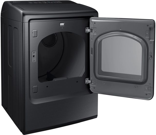 Samsung 7.4 Cu. Ft. Black Stainless Steel Front Load Electric Dryer-1