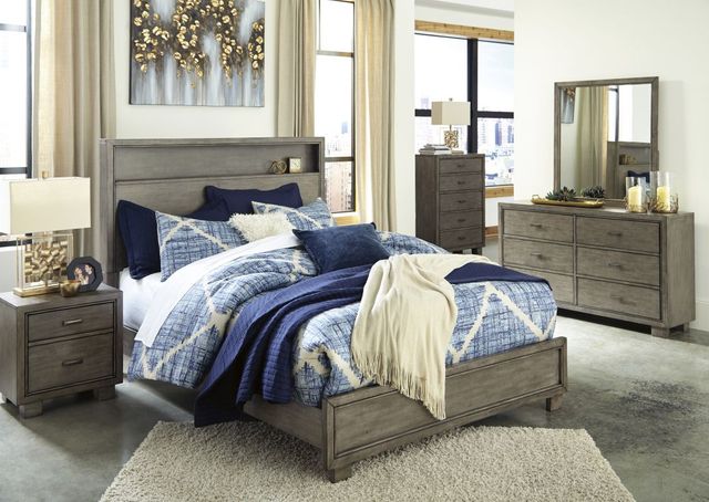 Signature Design by Ashley® Arnett Gray Full Bookcase Bed-4