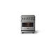 Viking® 5 Series 30" Stainless Steel Pro Style Induction Range with Brushed Brass Trim-3