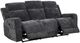 Coaster® Kennett 3-Piece Dark Gray Chenille Upholstered Power Reclining Sofa Set-2