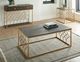 Steve Silver Co. Beatrix Walnut/Brass Cocktail Table-4