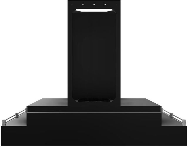 Vent-A-Hood® 42" Black Contemporary Wall Mount Range Hood-1