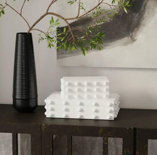 Harp & Finial® Batu 2-Piece White Box Set-1