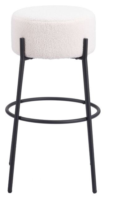 Zuo® Modern Blanche Ivory Barstool-1