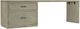 Hooker® Furniture Linville Falls Mink 96" Desk with Top Large File and 1-Leg-0