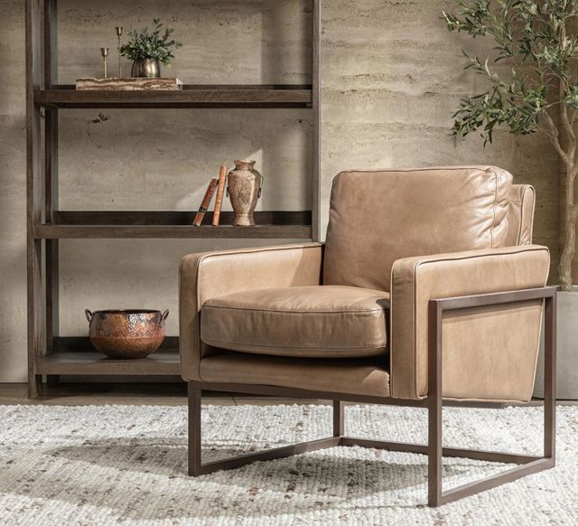 Classic Home Ken Tan Accent Chair-1