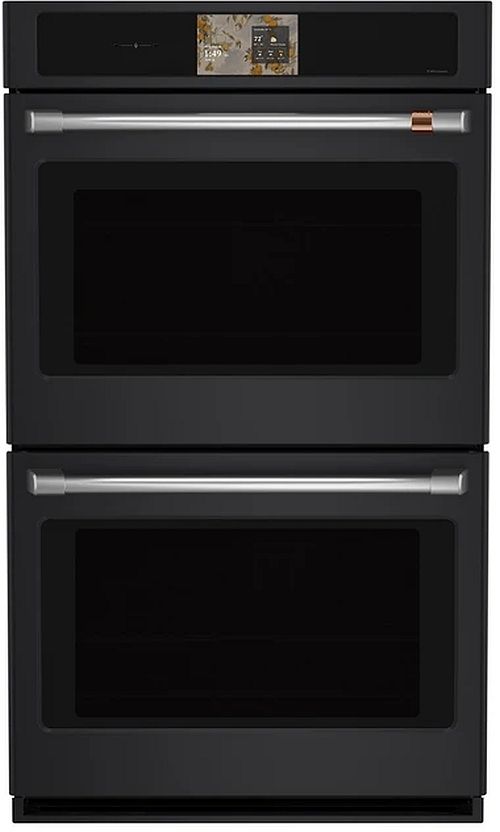 Café™ Professional Series 30” Matte Black Smart Double Electric Wall Oven with Convection-0