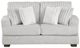 Homelegance® Santiago Light Gray Loveseat-2