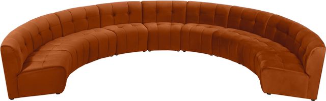 Meridian Furniture Limitless 9-Piece Cognac Modular Sectional-1