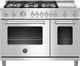 Bertazzoni Master Series 48" Stainless Steel Free Standing Dual Fuel Range-0