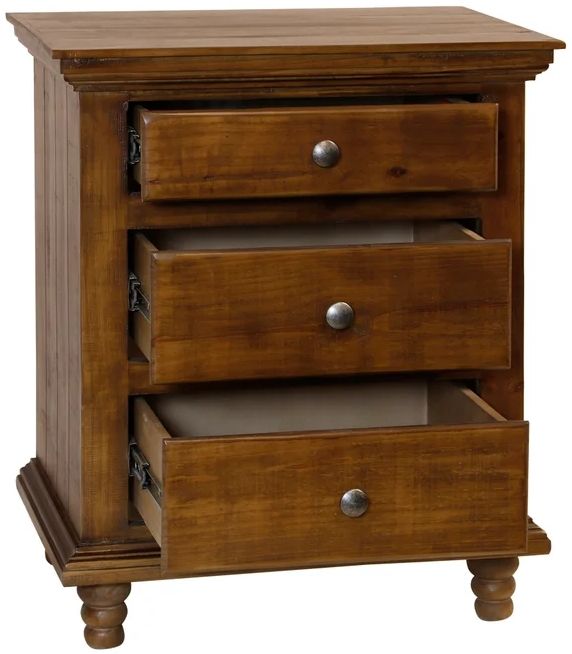Stylecraft Rivers Edge Pecan Side Table-1