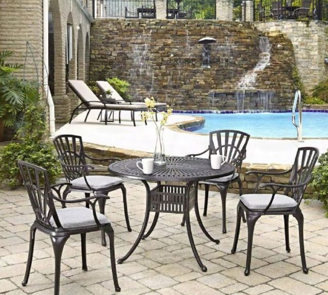 homestyles® Grenada Charcoal Outdoor Chair-1