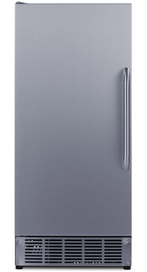 Summit® 15" 45 lb. Stainless Steel Undercounter Ice Maker-0