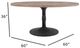 Nest Home Collections Sadie Medium Gray 60" Counter Table with Iron Base-2