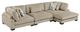 Homelegance® Tinley 3-Piece Brown Modular Sectional and Chaise-0