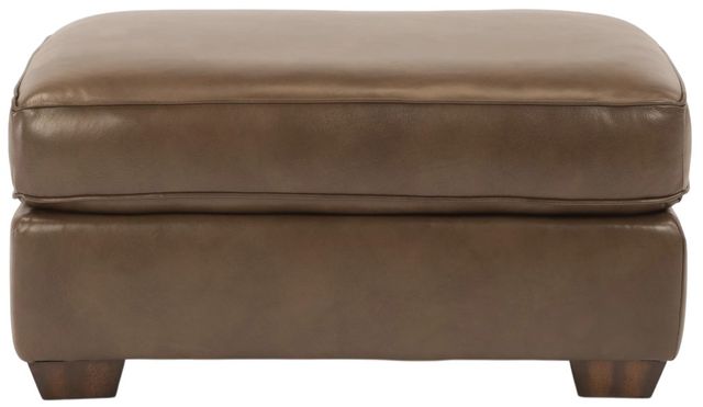 Flexsteel® Thornton Brown Cocktail Ottoman-1