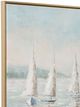 Bassett Mirror Sailing Day Blue/White Framed Canvas-3