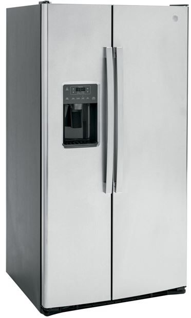 GE® 36 in. 25.3 Cu. Ft. Fingerprint Resistant Stainless Steel Side by Side Refrigerator-1