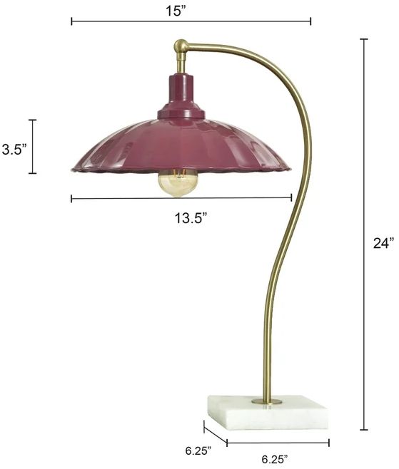 Stylecraft Tamara Day Penelope Gold 24"H Table Lamp-2