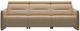 Stressless® by Ekornes® Customizable Emily Sofa with Wood Trim and Legs-1