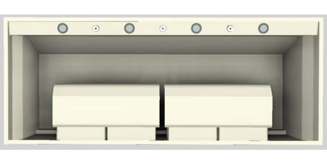 Vent-A-Hood® Designer Series 60" Biscuit Wall Mounted Range Hood-3