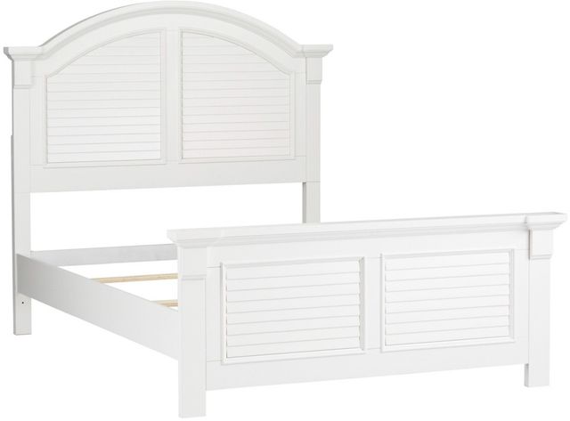 Liberty Furniture Summer House Oyster White Youth Full Panel Bed-0
