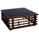 Rustique Darwin Glass Top Cocktail Table-0