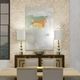 Harp & Finial® Delphia Brass/White Table Lamp-1