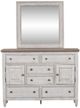 Liberty Furniture Heartland 3-Piece Antique White Queen Panel Bedroom Set-4