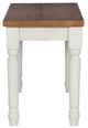 Powell® Willow Honey Brown/Vanilla White Bench-4