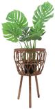 Sagebrook Home 3-Piece Brown Bamboo Planter Set-4