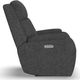 Flexsteel® Strait Steel Power Recliner with Power Headrest-3