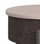 Elements International Nica Brown/White End Table-1