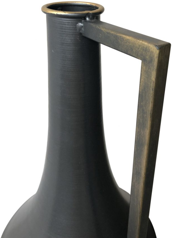 Moe's Home Collection Argus Black Metal Vase-2