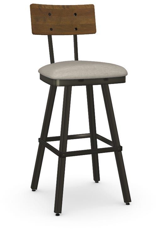 Amisco Jetson Swivel Bar Stool-0