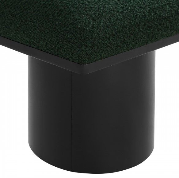 Meridian Furniture Pavilion 2-Piece Green/Black 36" Modular Bench-3