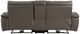 Homelegance® Maroni Dark Brown Double Power Reclining Loveseat with Center Console and Power Headrests-3