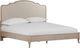 aspenhome® Provence Linen King Upholstered Panel Bed-0