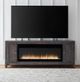 Liberty Furniture Dusty Charcoal 78" TV Console with Fireplace-1