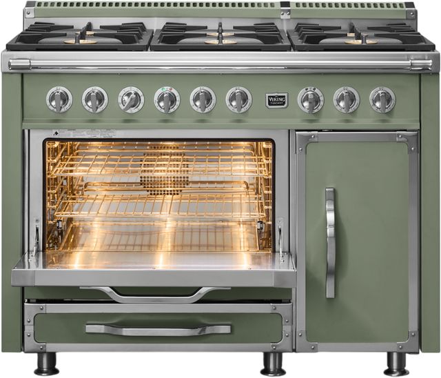 Viking® Tuscany 48" Eucalyptus Pro Style Dual Fuel Range-2