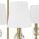 Uttermost® Arques Natural Brass 8 Light Linear Chandelier-5