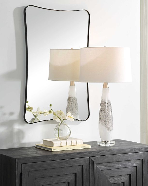 Uttermost® Loudon Black Vanity Mirror-2