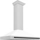 ZLINE 48" Autograph Edition White Matte Wall Mounted Range Hood -1