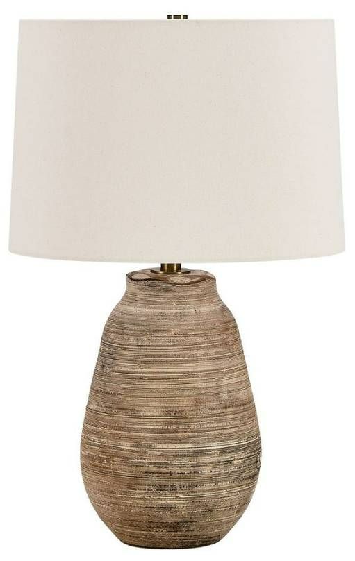 Uttermost® Tonachio Dark Brown/Light Gray Wash Table Lamp-3