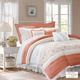 Olliix by Madison Park 9 Piece Coral King Dawn Cotton Percale Comforter Set-1