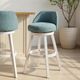 Armen Living Erika Light Blue/White Barstool-1